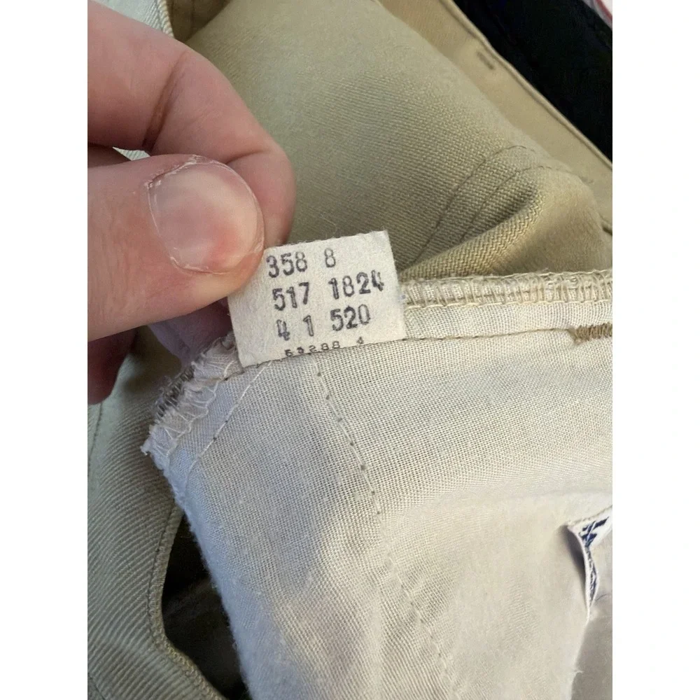 VTG Levi's Sta-Prest Bootcut 517 Pants Men's Actual‎ Size 33x26 Khaki Beige USA